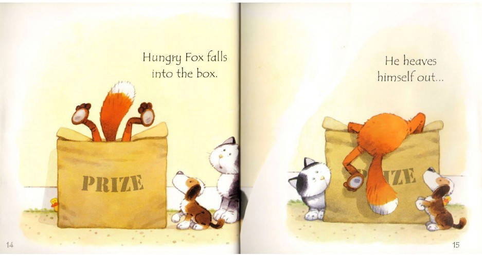绘本-fox on a box 箱子上的小狐狸