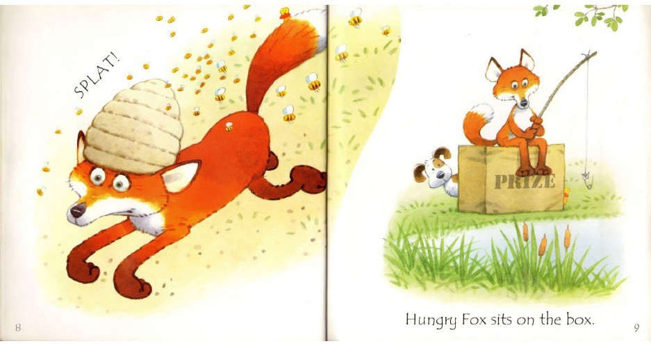 绘本-fox on a box 箱子上的小狐狸